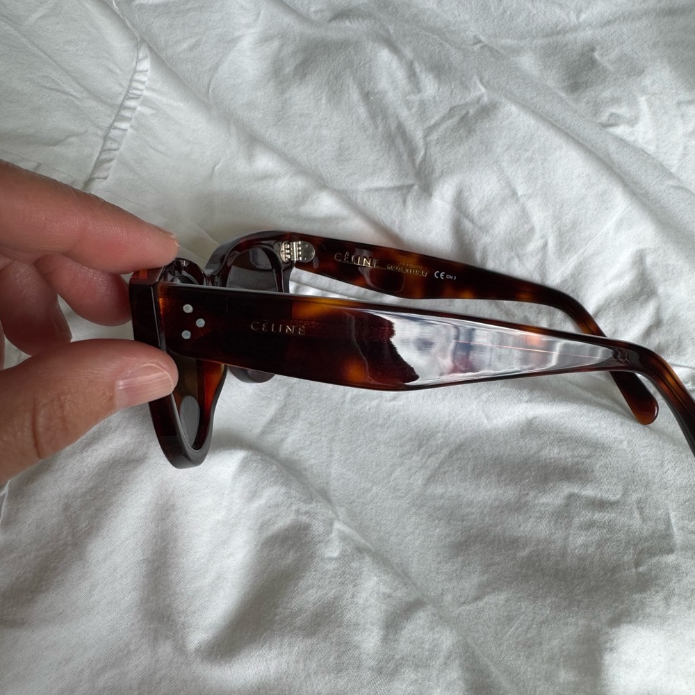 Celine Tortoise Shell Sunglasses - Picture 12 of 14